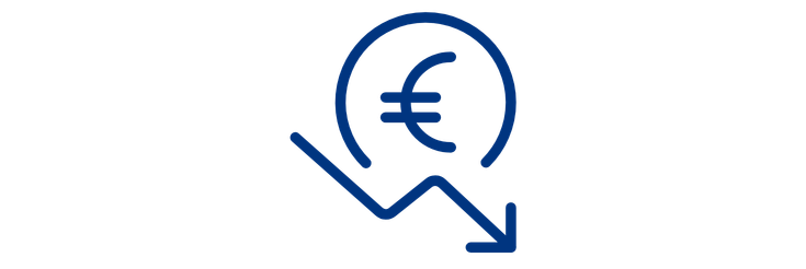 Icon: Risk and Cost Reduction